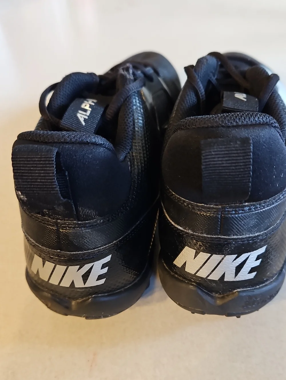 Nike Alpha Black Football Cleats